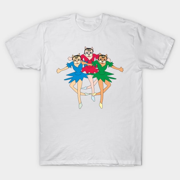 Dancers T-Shirt by Alekvik